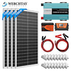 400w Watt 12v Mono Solar Panel Kit Rv  12v Off Grid Rv With Battery And Inverter