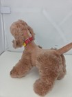 Vtg Steiff Cosy Snobby Poodle Dog 1960s Id Button Tag Plush Tan Dralon Collar 