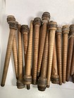 Wood Spools Bobbins Wooden Industrial 3 -10  Vintage Quills Mix Lot-30 