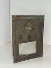 Antique Us Mailbox Door Bronze   Glass Vintage Post Office Box