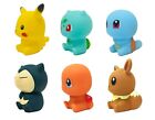 Pokemon Squeaking Bath Toy Water Toy Bundle Pikachu Bulbasaur For Kids