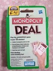 Hasbro Monopoly Deal Card Game Play In 15 Minutes 2-5 Player Ages 8  Made In Usa