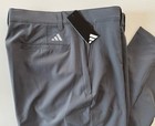 Adidas Mens Golf Pants Flat Front Tapered Advr0921 Gray 34x30