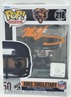 Sale  Mike Singletary Auto Funko  218 Funko Pop Vinyl Figurine Bears Beckett Wit