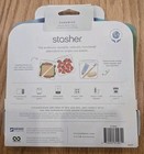 Stasher 100  Silicone Reusable Food Bag Sandwich Size Sealable Leak Free Durable