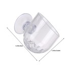 8pcs Clear Acrylic Wall Mounted Vase For Small Fish Tank And Hanging Flower Pot