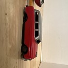 Vintage Tin Friction  Toy Car And Boat Made In Japan Sss  Sold As Is  Look At Al