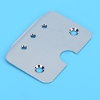 Guitar Neck Plate Metal Replacement For 3   string Cigar Box Instrument Access Mns