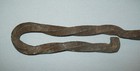 Antique Vtg 19th C 1800s Wrought Iron Open Hearth Fireplace Hooked Poker Nice