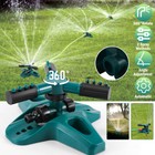 360   Rotation Auto Irrigation System Garden Lawn Sprinkler Patio Save Water Usa