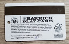 Barrick Gaming Las Vegas Club Casino Las Vegas Blue Slot Card