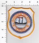 Bayonne New Jersey     Collectible Police Embroidered Schooner Ship Patch