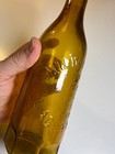 Antique Boston Bottle Gahm Honey Amber Octagonal Blobtop Blob Top Milwaukee Beer