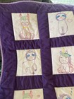Handmade Baby Crib Quilt 32 X 40 