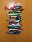 Assorted Mixed Lot Of Ballpoint Pens 50 With Some Novelty Toppers Tested Work