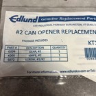 New Genuine Edlund Kt1200  2 Can Opener Replacement Parts Gear Knife Screws