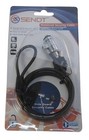 Black Notebook laptop Keyed Lock Security Cable 