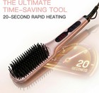 Megawise Ionic Hair Straightener Brush  2-in-1  All Hair Types