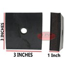 4 Anti Vibration Pad Air Compressor 3x3x1 Isolation 3  Heavy Duty Rubber Usa