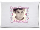 Justin Bieber Personalized Pillowcase  sweet Dreams  Any Name Super Soft