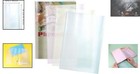 Durable 6-piece Book Cover Set - Clear 16k Plastic Sleeves For Home   Office