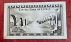 Cyprus  1  Pound  1972   P-43a    Nice Crisp Extra Fine about Uncirculated Note