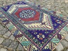 Turkish Antique Rug Bohemian Area Rug Oushak Rug Vintage Rug Handmade Wool Rug