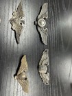 Lot Of 10 Original Wwii Sterling Us Army Military Airforce Sterling Silver Pins