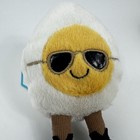 Jellycat Amuseables Boiled Egg Chic Plush Stuffed Animal 6    Sunglasses Nwt Toy
