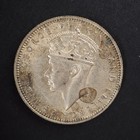 1939 Malaya Silver 20 Cents      Free Shipping  C5766