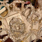 30pcs Vintage Scrapbook Paper Photo Frames For Junk Journal Collage Diy Crafts 