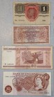 European Banknote Currency Lot Belarus England Austria Italy Portugal Denmark