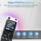 264gb High Capacity Digital Voice Recorder  Voice Activated Recorder For Lecture