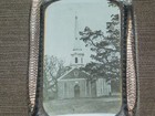 Vintage 4  Across Wilfred Smith Church Glass Paperweight