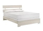 New 5pc Queen King Full Twin Modern Rustic White Platform Bedroom Set B d m n c