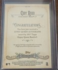 2017 Topps Gypsy Queen  gqa-cre Cody Reed Gypsy Queen Autographs Auto