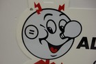 Reddy Kilowatt Alabama Power Die Cut Sign Electrician Gift 9h X 16w