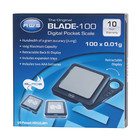 1x Scale Aws Blade-100 Red Digital Pocket Scale   Auto Shutoff   100g