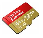 Sandisk Extreme Micro Sd Memory Card 64gb Sdsqxah-064g-gn6mn Gopro Dji Drones