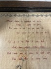 Victorian Framed Needlework Sampler Dated 1846
