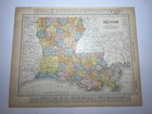 1895 Map Of City Of New Orleans Fm 1910 Rand Mcnally Imperial Atlas See Descrip