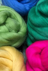 80 s Retro Color Mix Top Roving Spinning Felting Merino Wool 10 Oz Bag