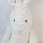 Russ Berrie Camellia White Bunny Plush Long Eared Rabbit Easter Stuffed Animal