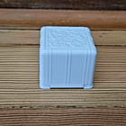 Vintage Ring Box Mid Century Off White Plastic 1950s Jewelry Store Display