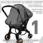 Waterproof Baby Car Seat Cover Compatible With Doona Car Seat And Stroller paten