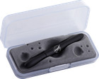 Fisher Space Pen Bullet Ballpoint Pen In Matte Black With Nasa Meatball Logo New