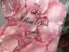 300 Silk Pink Rose Petals Matte Artificial Flowers Table Confetti Party Events