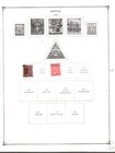 Collection  Nepal  Scott Album Page  1907 1972  Cat  36  Mint   Used