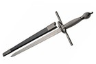 Rapier Dagger Short Sword Mirror Finish Blade 21 5 In  W  Scabbard