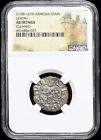 Armenia 1198-1219 Ad Levon I Silver Tram Knights Templar Coin Of Crusades Ngc Au